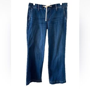 NWT torrid 1 weekend wide leg elastic waist Blue Jeans